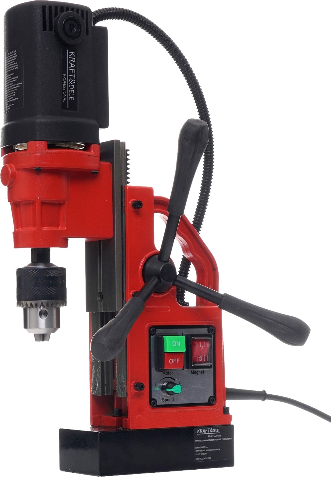 KRAFT&DELE KD1382 magnetinės gręžimo staklės, 1800 W, 1300 N, 16 mm