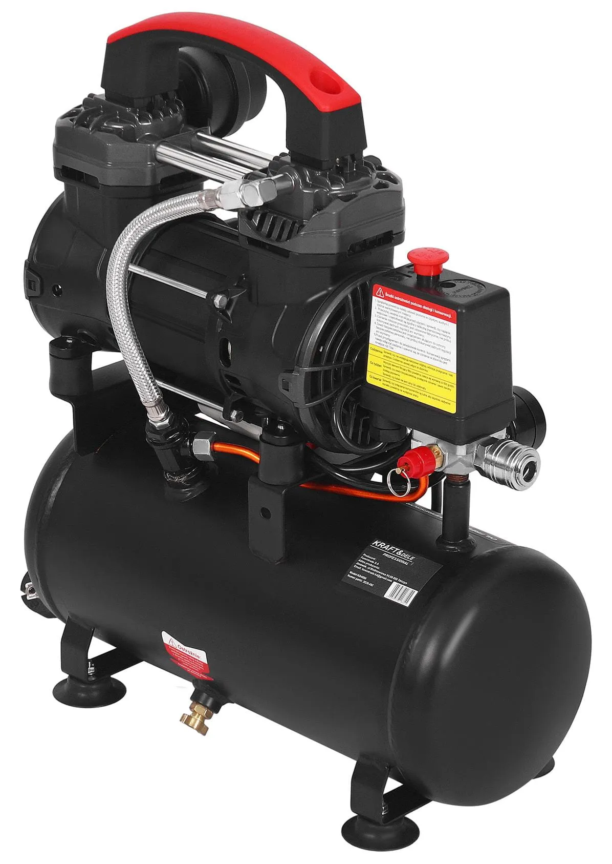 Kraft&Dele KD4080 betepalinis oro kompresorius 9 l, 850 W nuotrauka 5