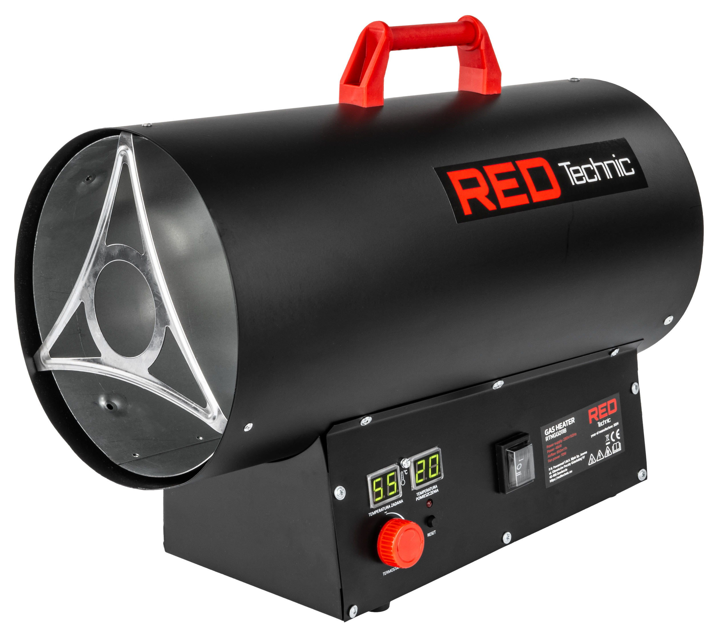 Dujinė karšto oro patranka 45 kW RTNGG0118