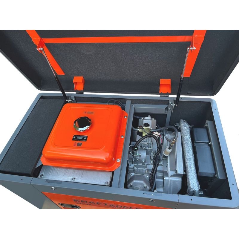 KRAFT&DELE KD197 dyzelinis generatorius, vienfazis 12/13 kW nuotrauka 6