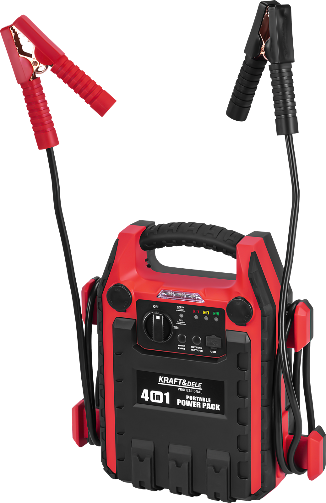 KRAFT&DELE KD5346 4‑in‑1 Jump Starter nuotrauka 6