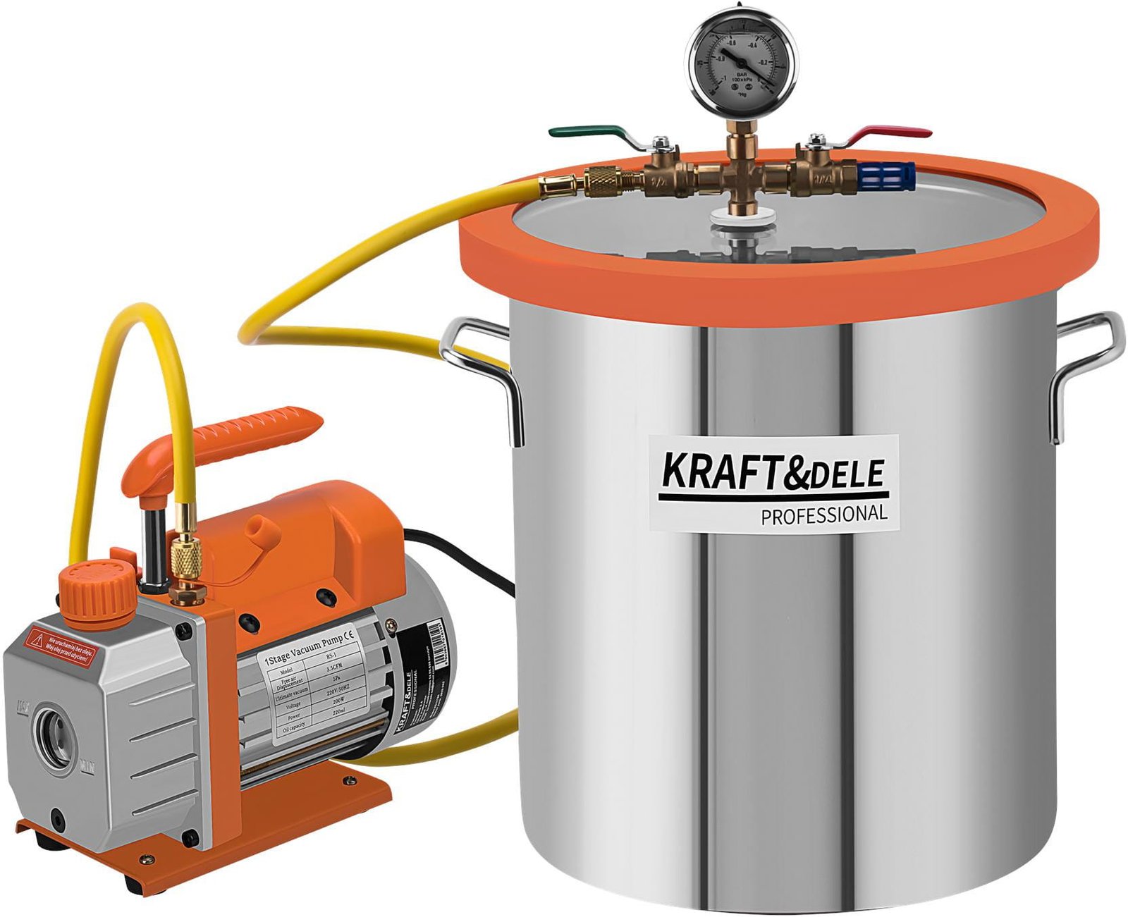 Vakuuminis siurblys su kamera Kraft&Dele KD11785, 100 l/min — nuotrauka