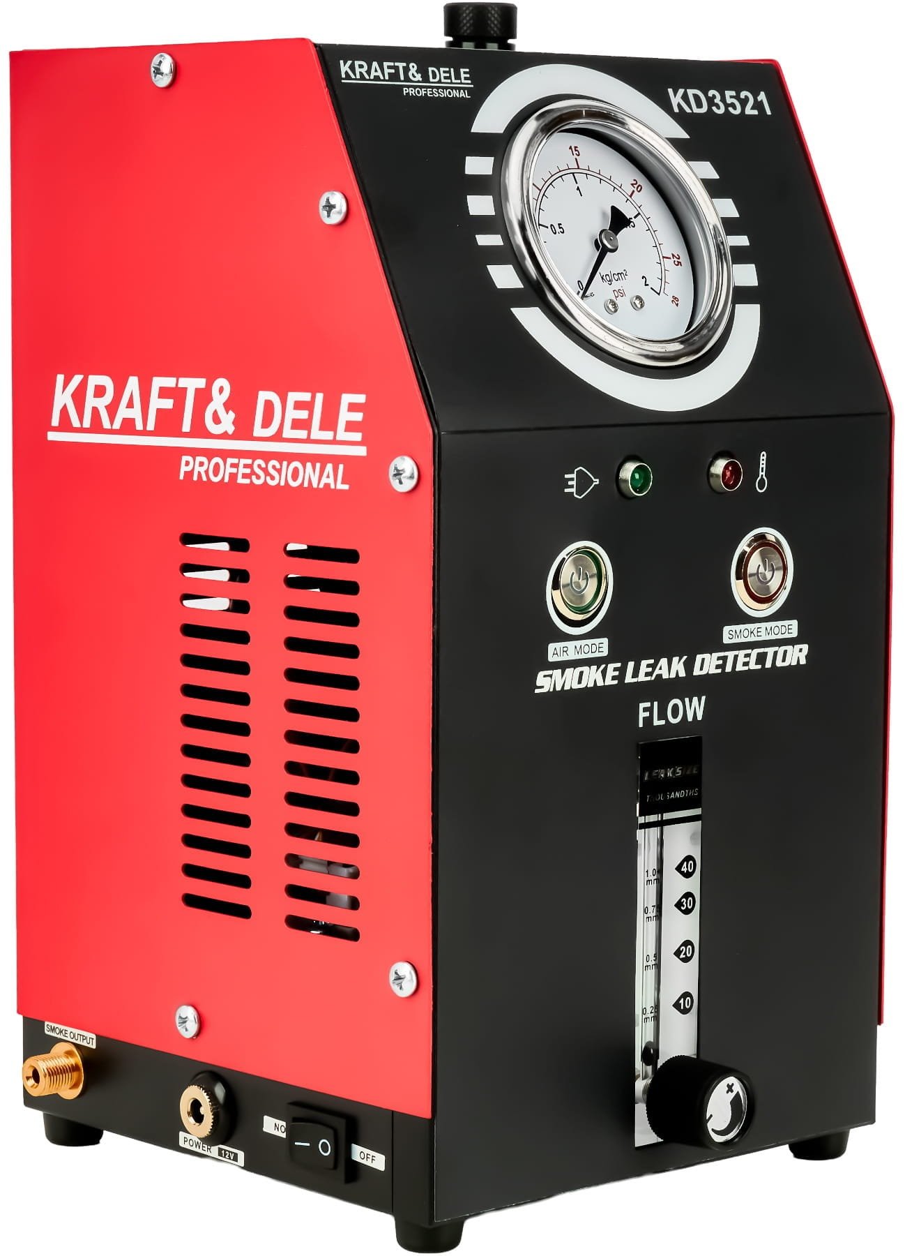Dūmų generatorius sandarumui tikrinti KD3521, 12 V, 9 l/min, 30 ml
