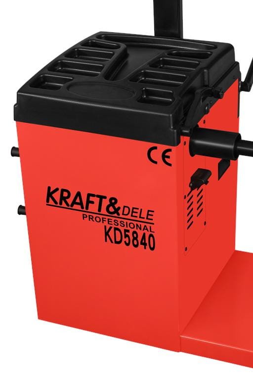 KRAFT&DELE KD5840 ratų balansavimo staklės, pusiau automatinės, su lazerio žymekliu, 230 V nuotrauka 4