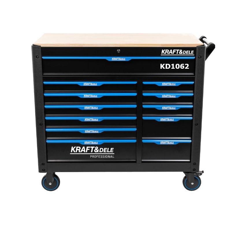 Kraft&Dele KD1062 įrankių spintelė, 12 stalčių, 501 vnt. nuotrauka 2