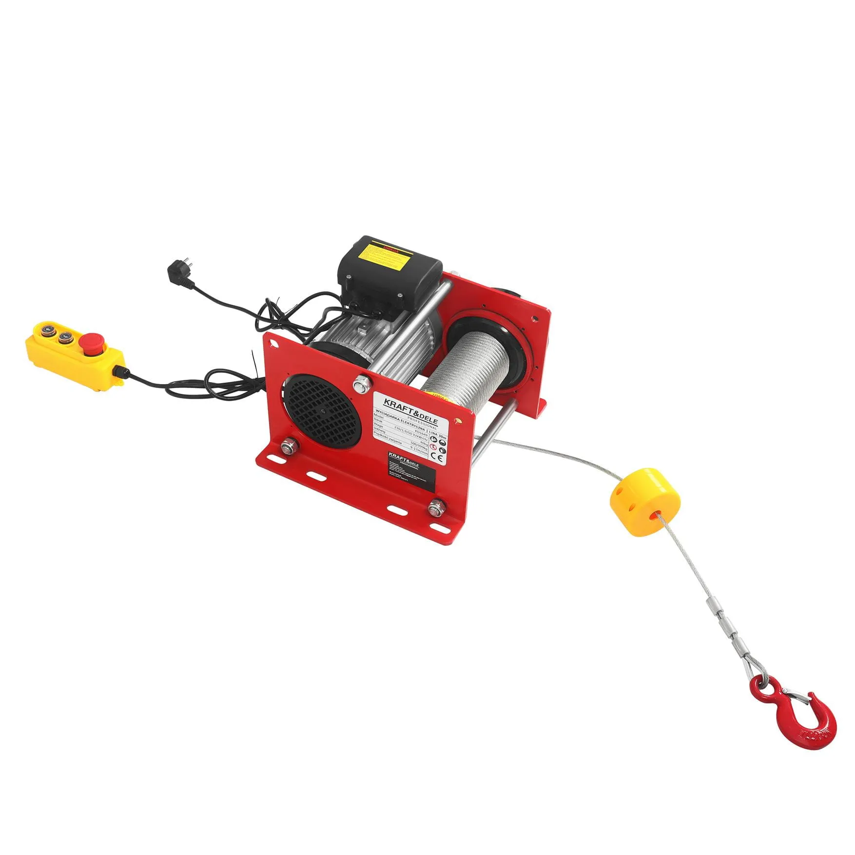 Kraft&Dele KD1649 elektrinis statybinis keltuvas 30 m, 500/999 kg nuotrauka 8