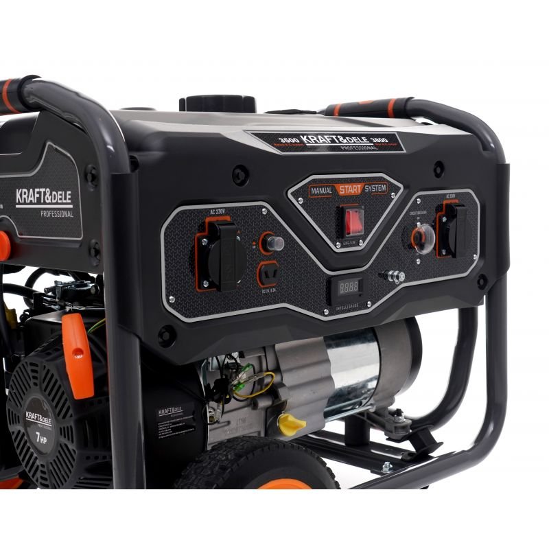 Kraft&Dele KD695 benzininis elektros generatorius 3.2/3.5 kW (230 V) — nuotrauka