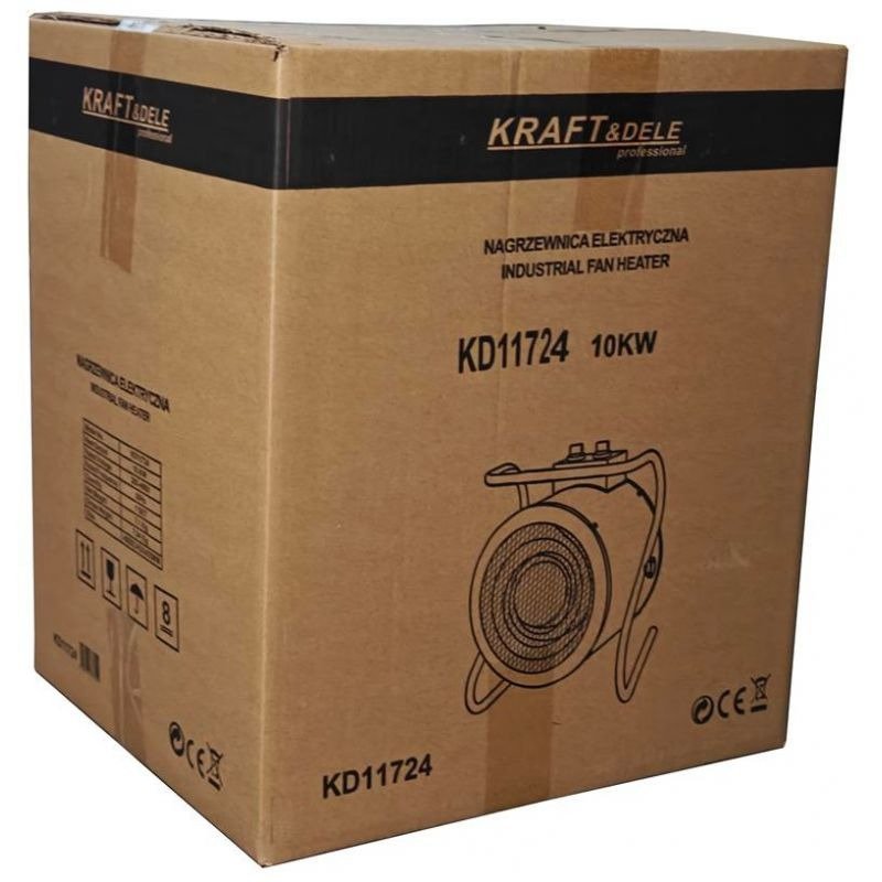KRAFT&DELE KD11724 elektrinis šildytuvas 10 kW nuotrauka 10