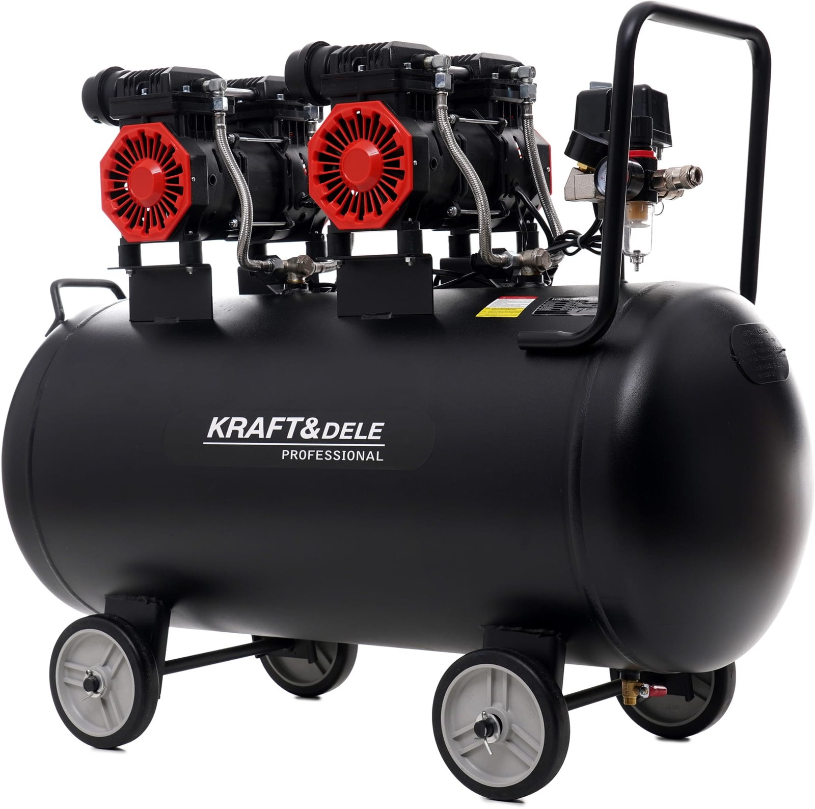 Betepalinis oro kompresorius 100 l, 2 x 1500 W (KD1387) nuotrauka 6
