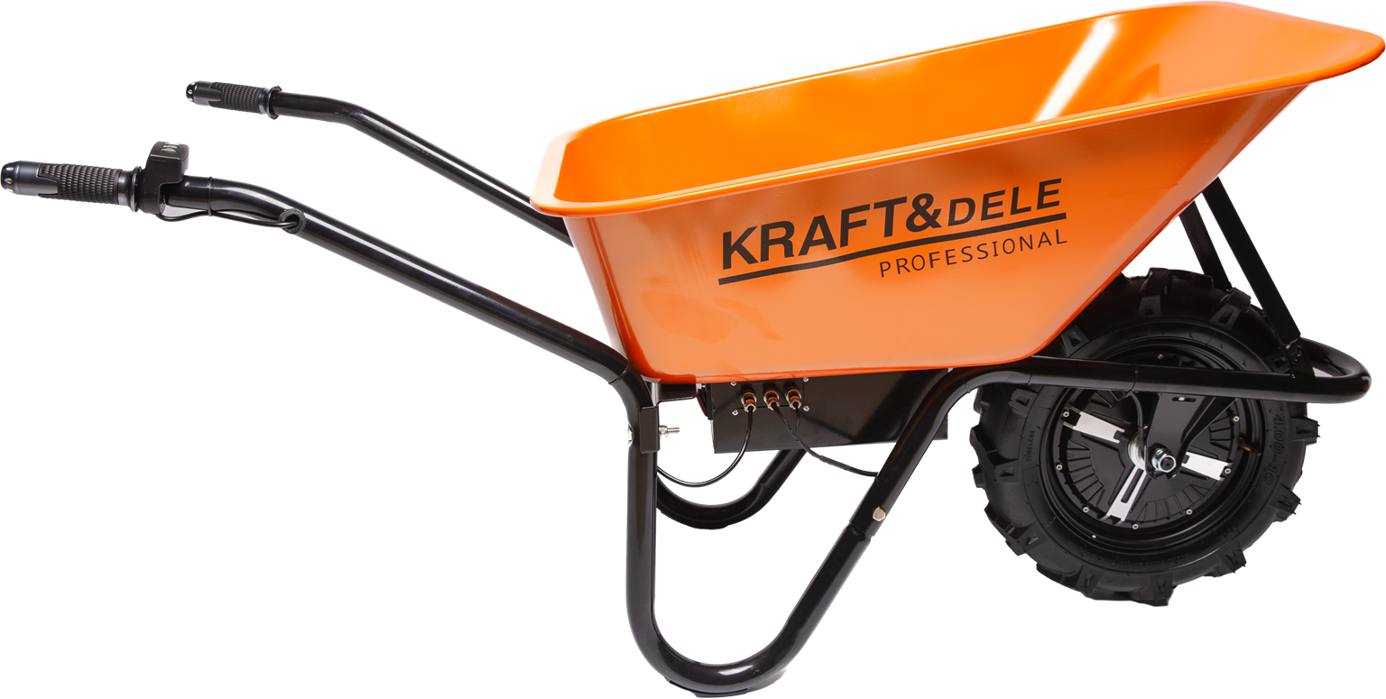 Kraft&Dele KD3125 akumuliatorinis karutis 24 V 12 Ah, 80 l, 150 kg — nuotrauka 1