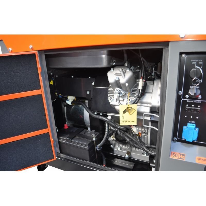 Kraft&Dele KD154 dyzelinis 3 fazių generatorius 17/18 kW nuotrauka 6