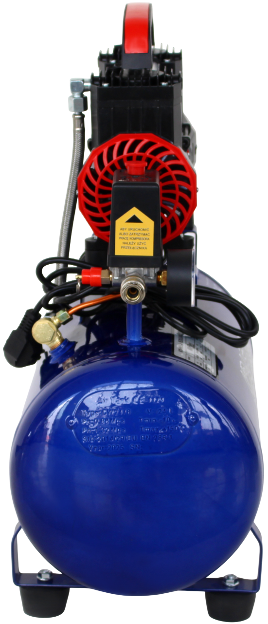 Bealyvinis oro kompresorius KD4091, 30 l, 230 V, 1500 W nuotrauka 3