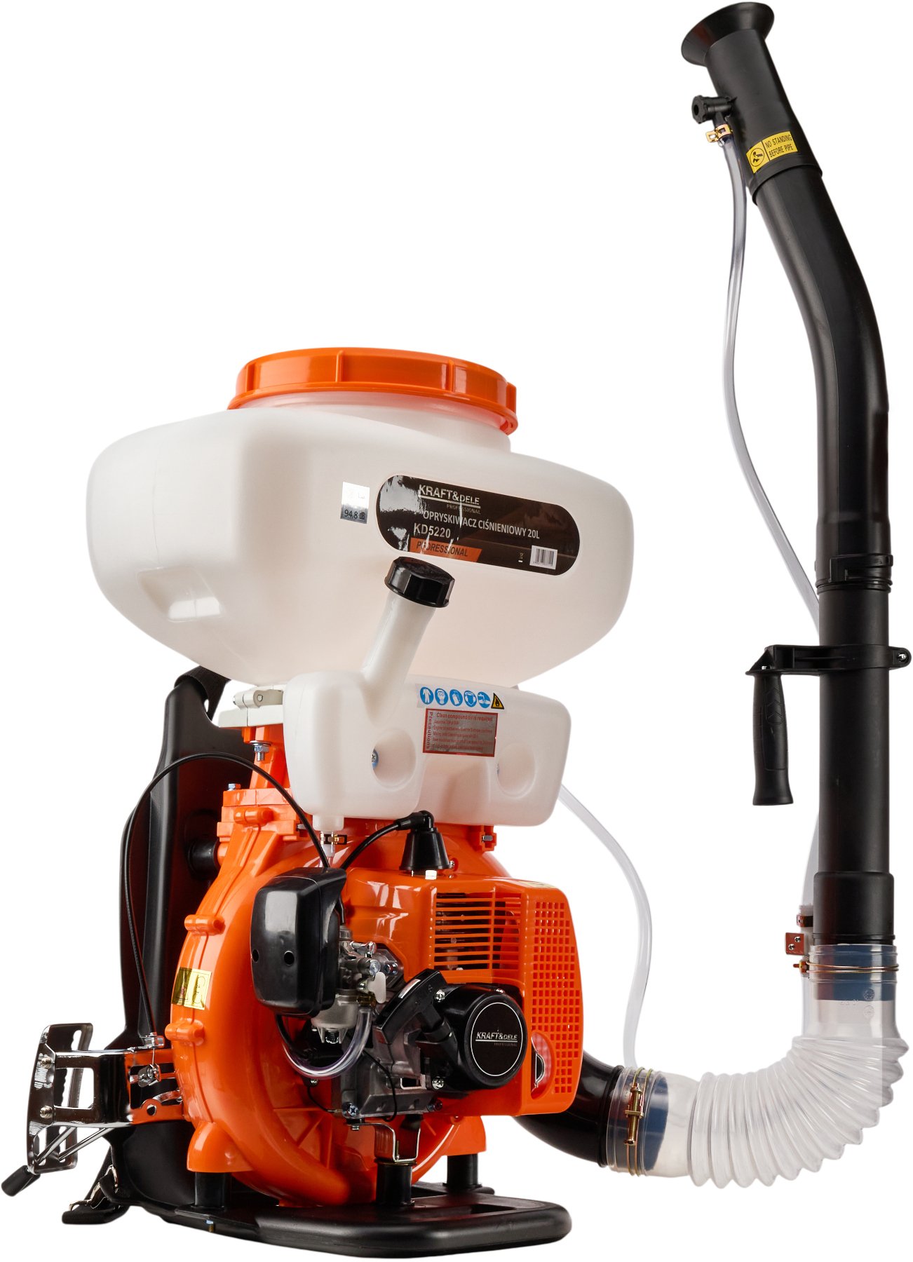 Kraft&Dele KD5220 benzininis kuprinis pesticidų purkštuvas 20 l