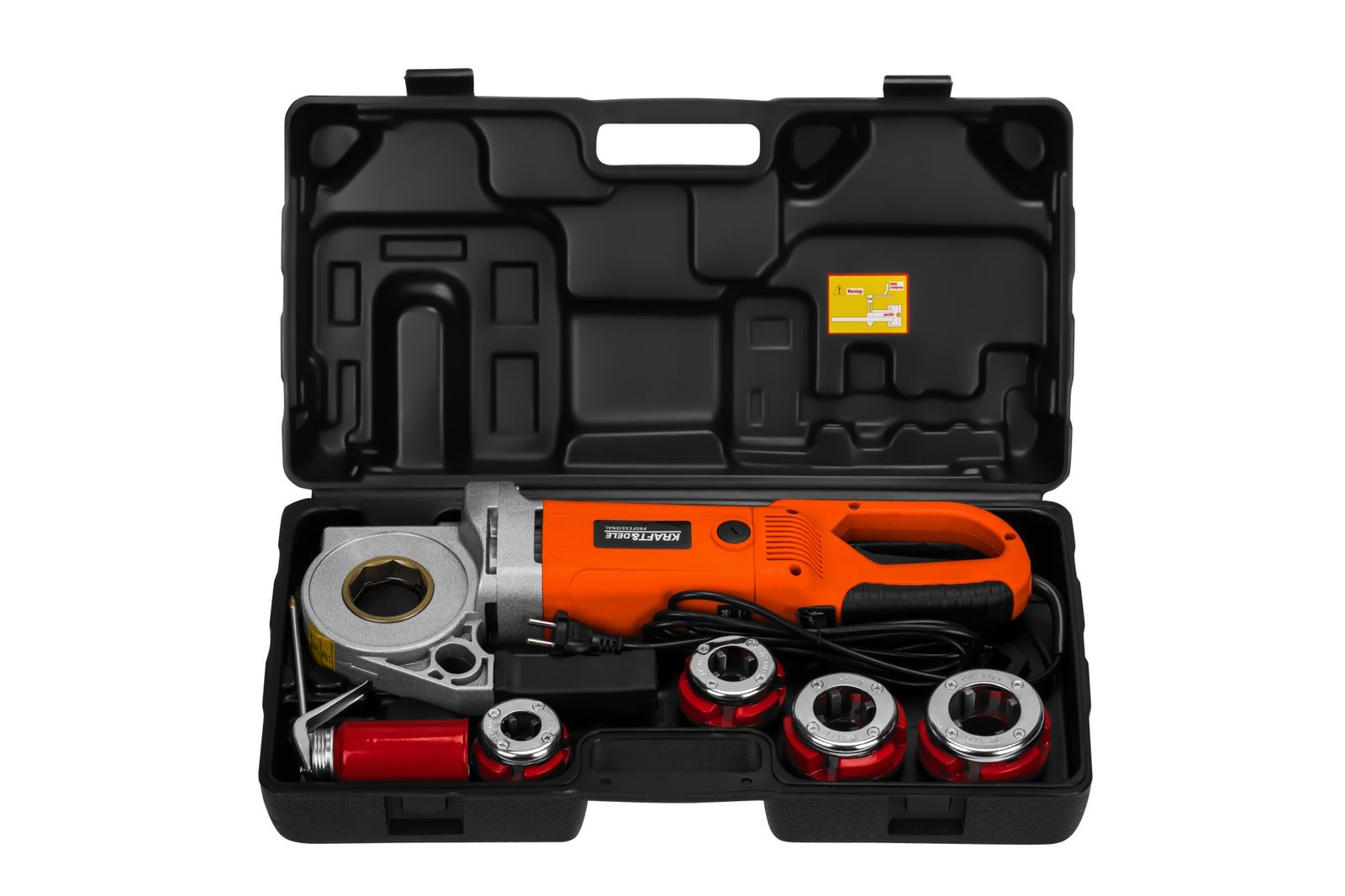Kraft&Dele KD587 elektrinis vamzdžių sriegiklis, 2400 W, 1/2″–1-1/4″, 230 V nuotrauka 4