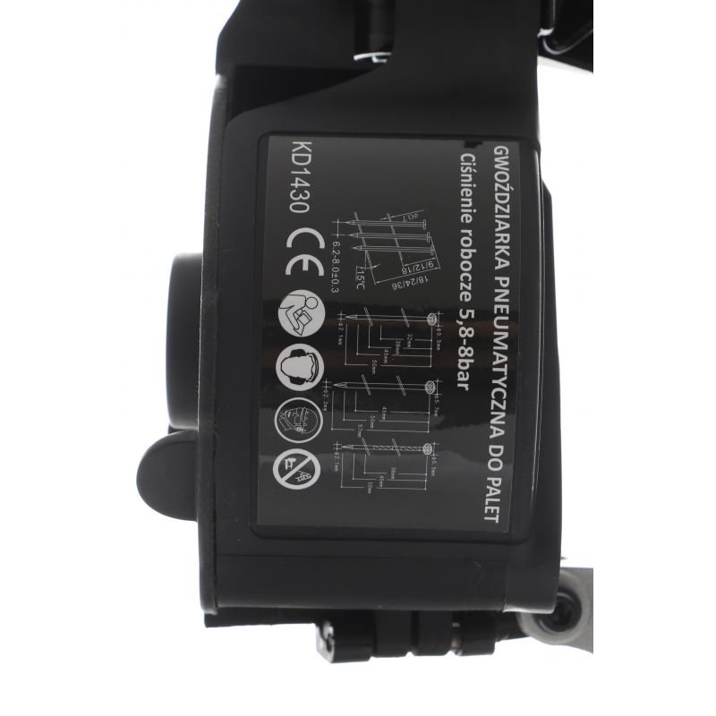 KRAFT&DELE KD1430 pneumatinė viniakalė 25–57 mm nuotrauka 3