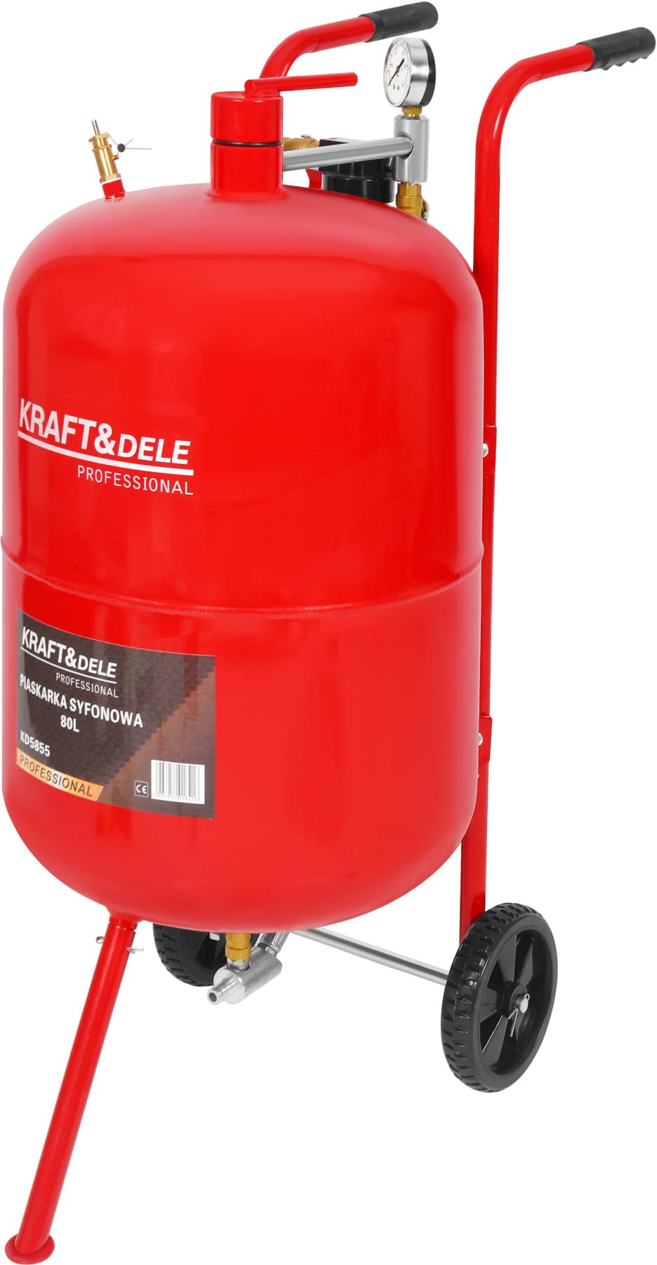 KRAFT&DELE sifoninė smėliavimo įranga 80 l KD5855 nuotrauka 5