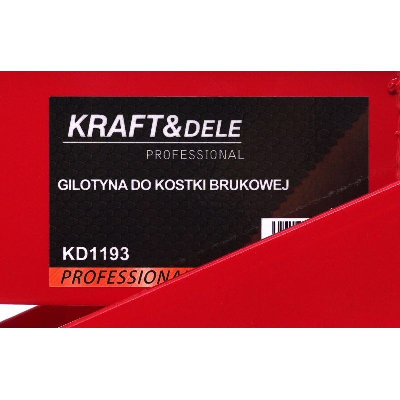 Kraft&Dele KD1193 trinkelių skaldymo staklės (giljotina) nuotrauka 12
