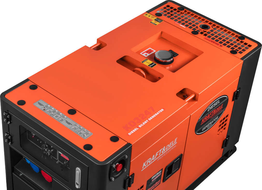 KRAFT&DELE KD3247 elektros generatorius, 18 kW, 230/400 V nuotrauka 6