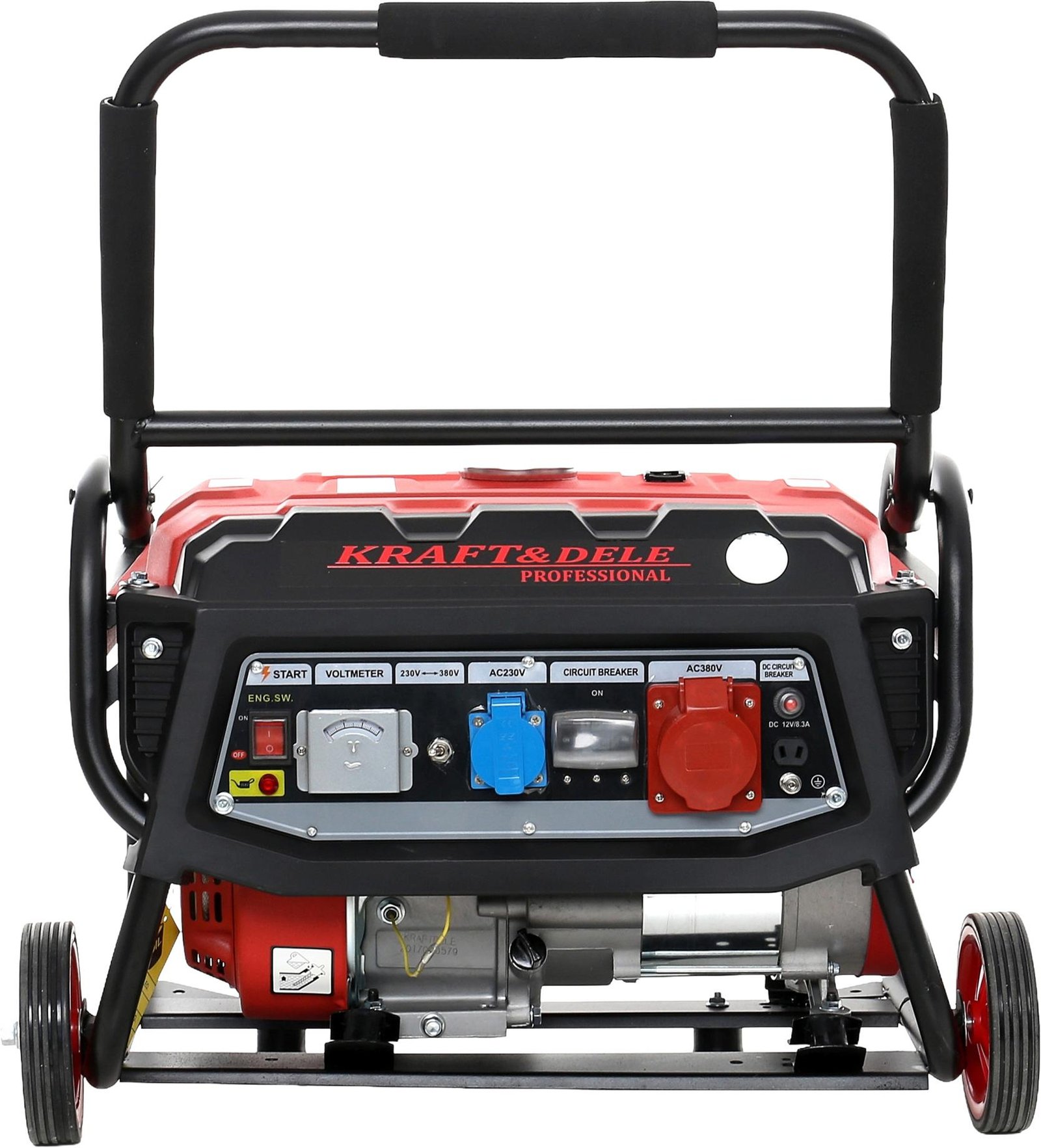 Kraft&Dele KD139 benzininis trifazis generatorius 3000 W (12/230/380 V)