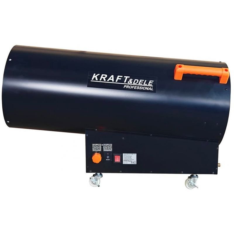 Kraft&Dele KD11707 dujinis oro šildytuvas, 100 kW (su automatiniu reduktoriumi) — nuotrauka