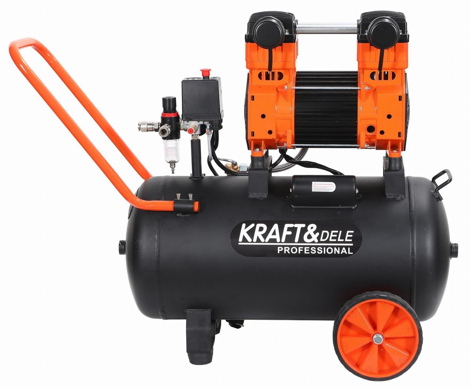 Kraft&Dele KD1393 betepalinis oro kompresorius 50 l nuotrauka 4