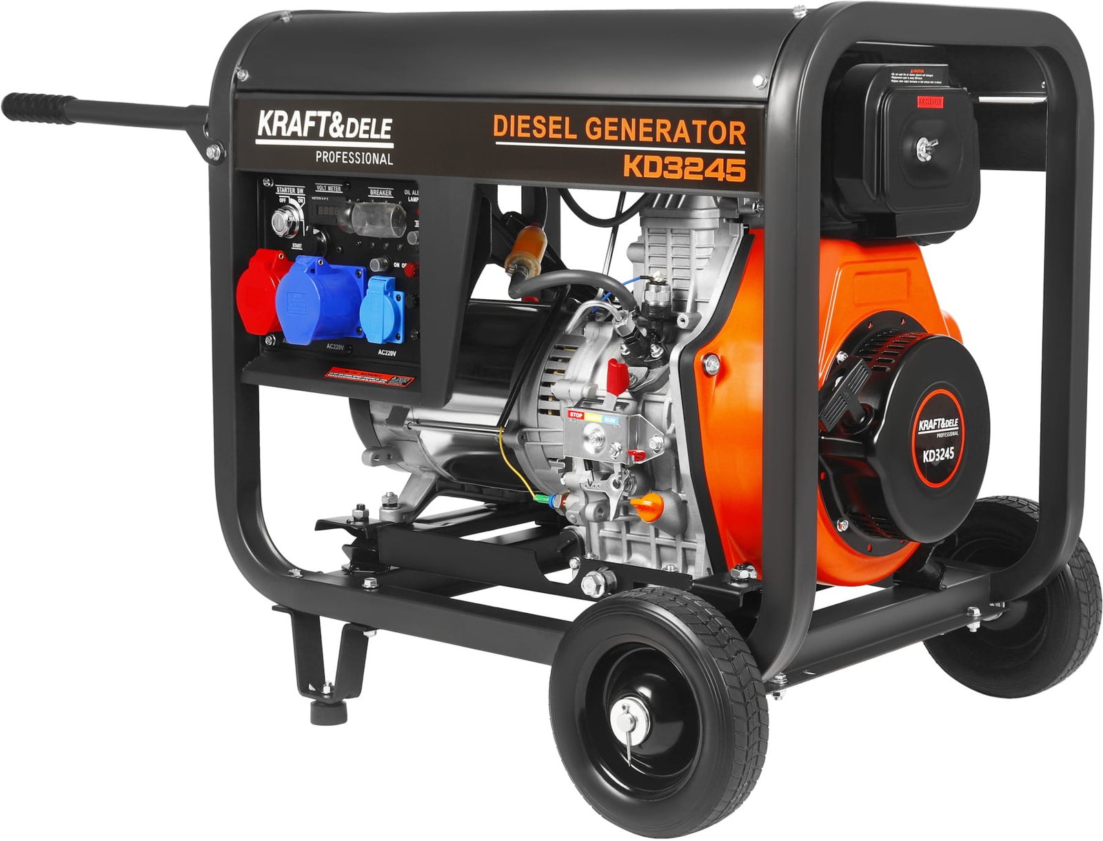 KRAFT&DELE KD3245 dyzelinis generatorius, 8 kW, 230/400 V nuotrauka 3