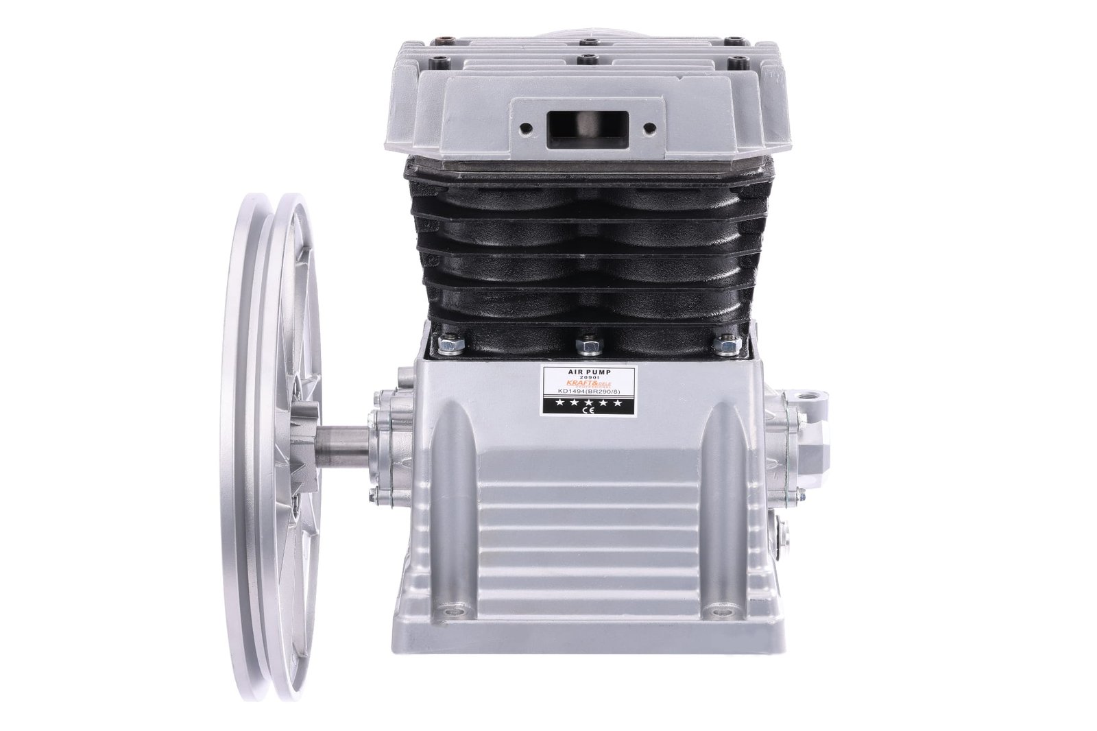Kraft&Dele KD1494 kompresoriaus siurbimo blokas, 5,5 kW, 820 l/min — nuotrauka