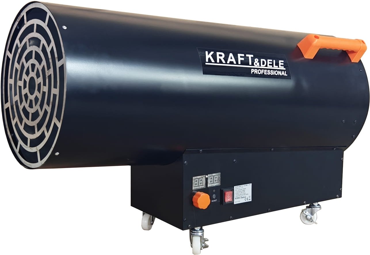 Kraft&Dele KD11707 dujinis oro šildytuvas, 100 kW (su automatiniu reduktoriumi)