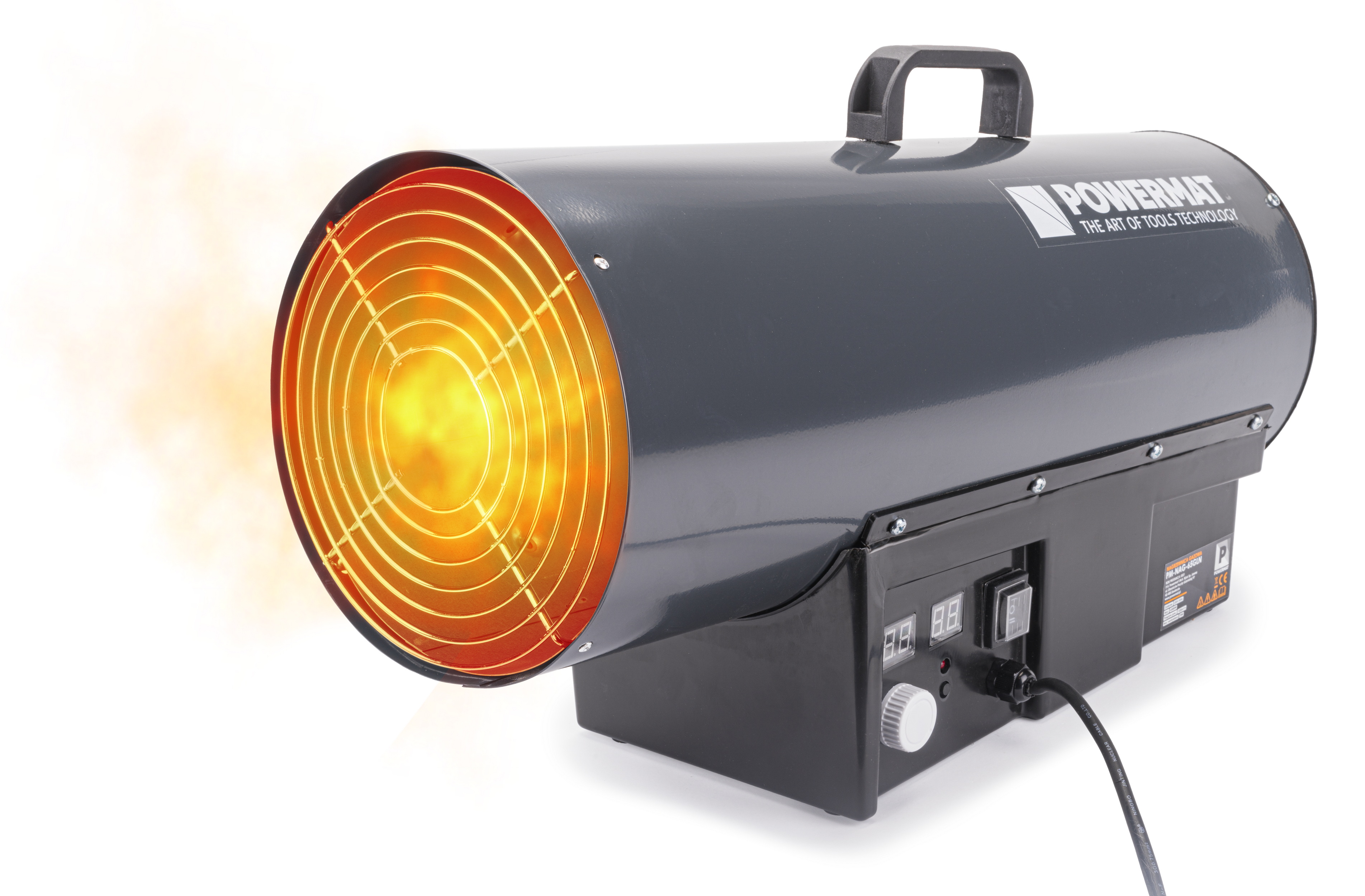 Powermat PM-NAG-65GLN dujinė oro pūtimo šildytuvė 65 kW su LCD termostatu — nuotrauka