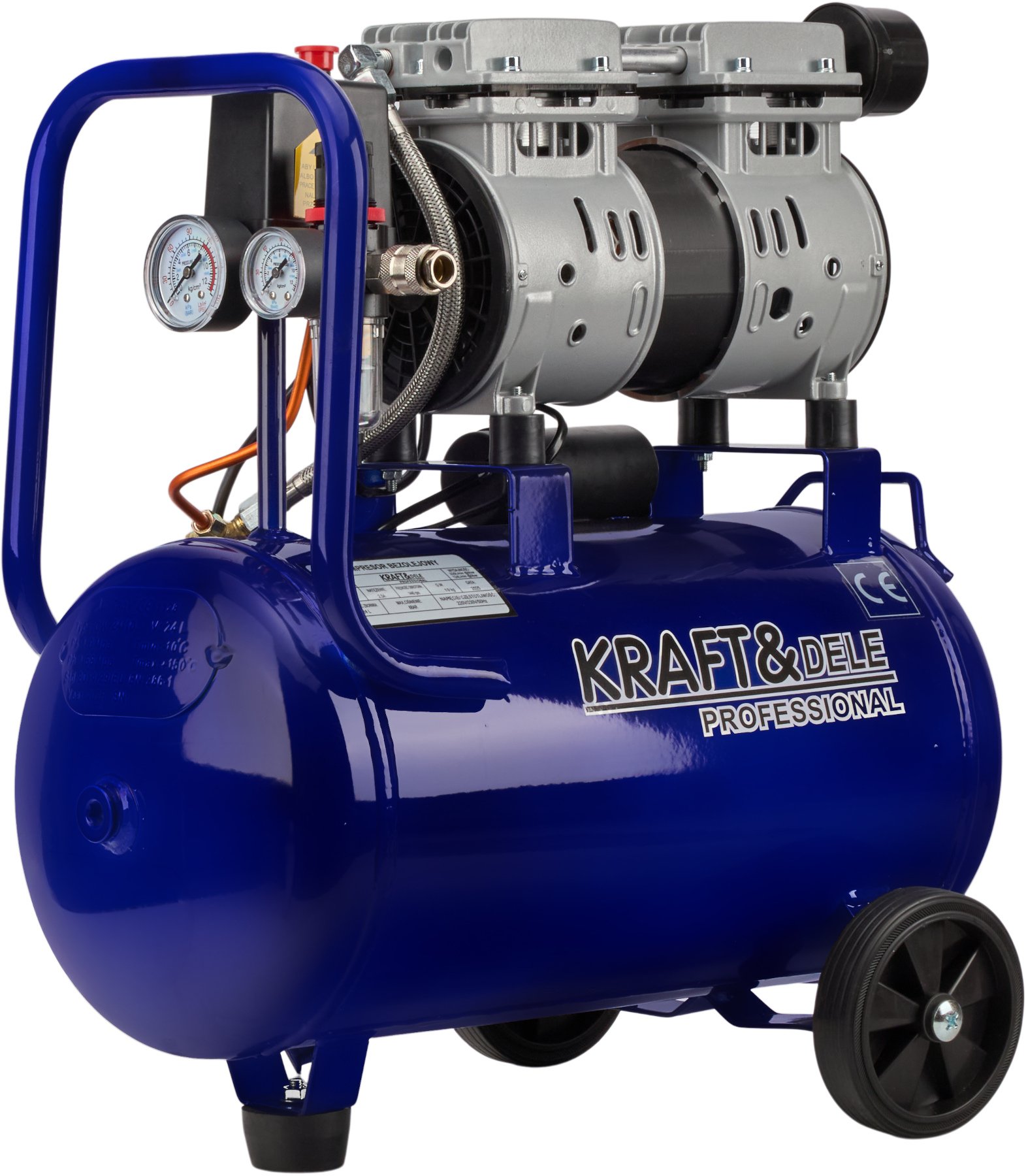 Betepalinis oro kompresorius KD4099, 24 l, 1200 W, 220 l/min — nuotrauka