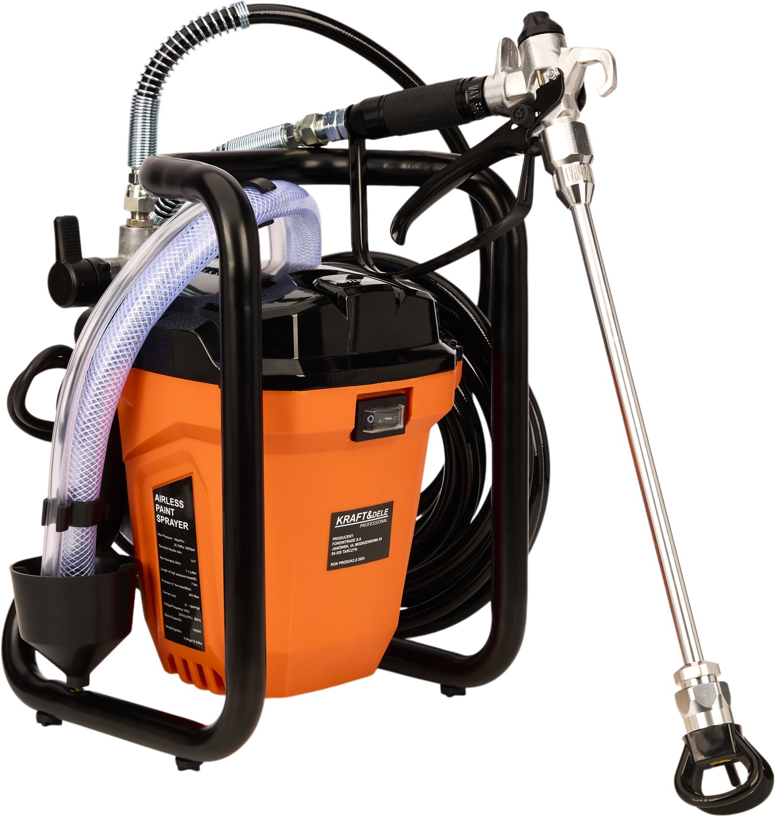 Kraft&Dele KD1746 elektrinis dažų purkštuvas 1450 W