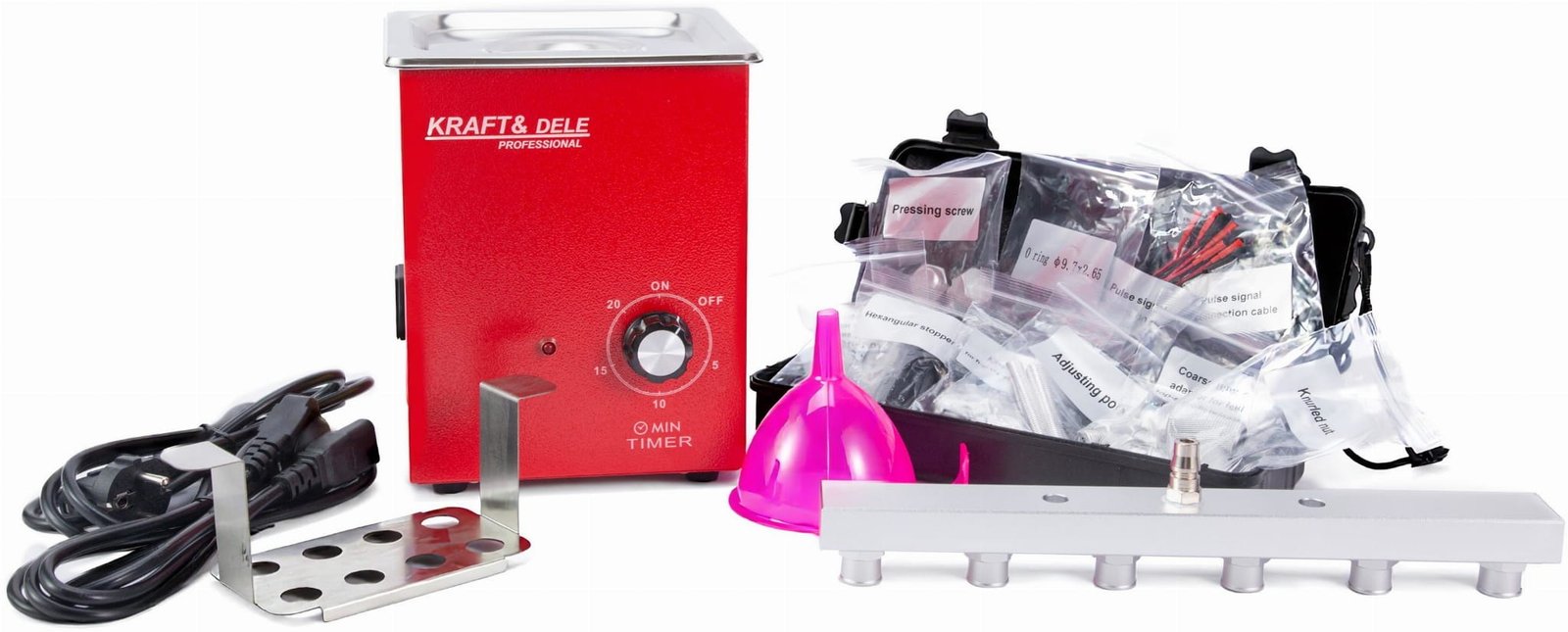 KRAFT&DELE KD3541 purkštukų valymo ir tikrinimo stendas nuotrauka 9