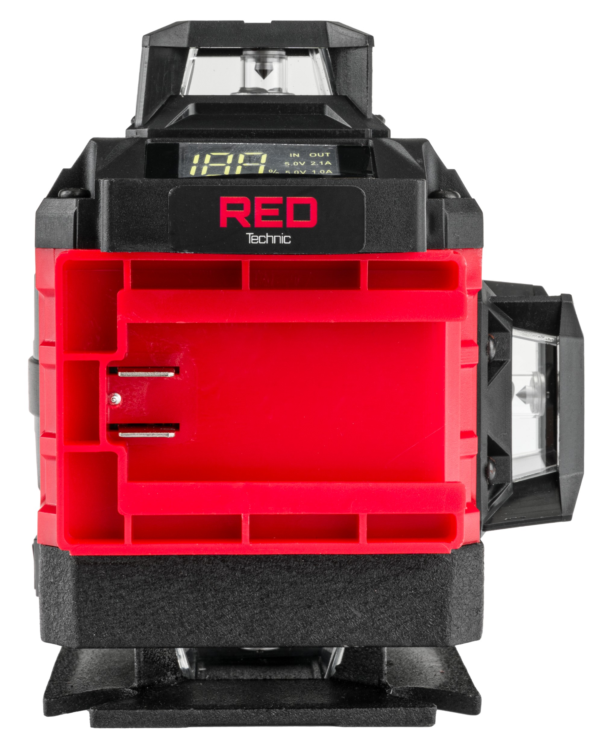 Lazerinis kryžminis nivelyras 4D 360° (žalias) RTPLK0036 nuotrauka 5