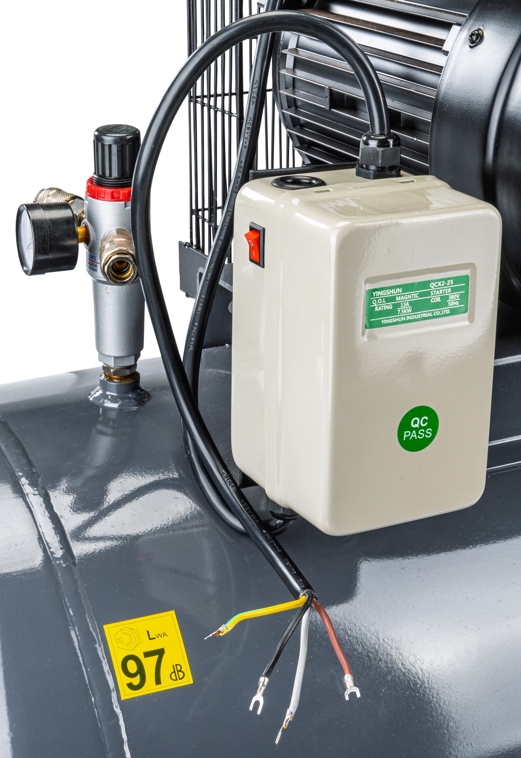Powermat PM-KO-300T-400V alyvinis oro kompresorius (3~ 400 V, 300 l) nuotrauka 7
