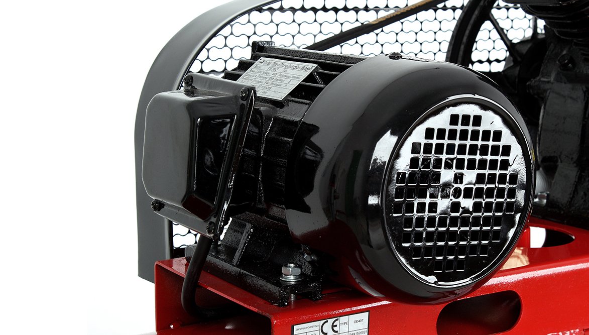 Kraft&Dele KD1473 stūmoklinis diržinis oro kompresorius 200 l, 3,8 kW nuotrauka 5