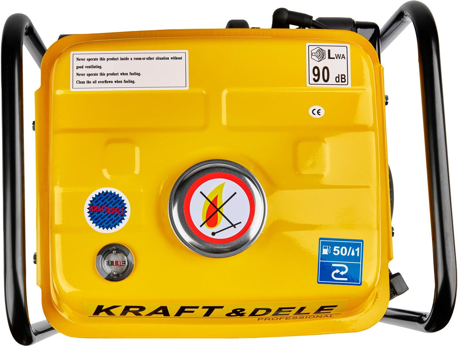 Kraft&Dele KD109Z benzininis elektros generatorius 1200 W, 12/230 V nuotrauka 5