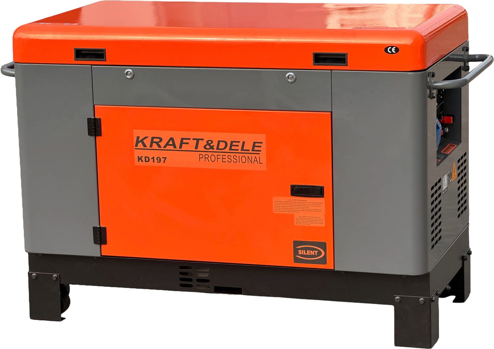 KRAFT&DELE KD197 dyzelinis generatorius, vienfazis 12/13 kW