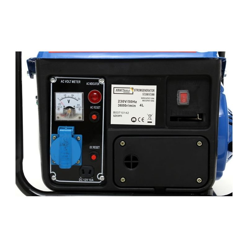 Benzininis generatorius KRAFT&DELE KD109N (1,2 kW, vienfazis, dvitaktis) nuotrauka 10