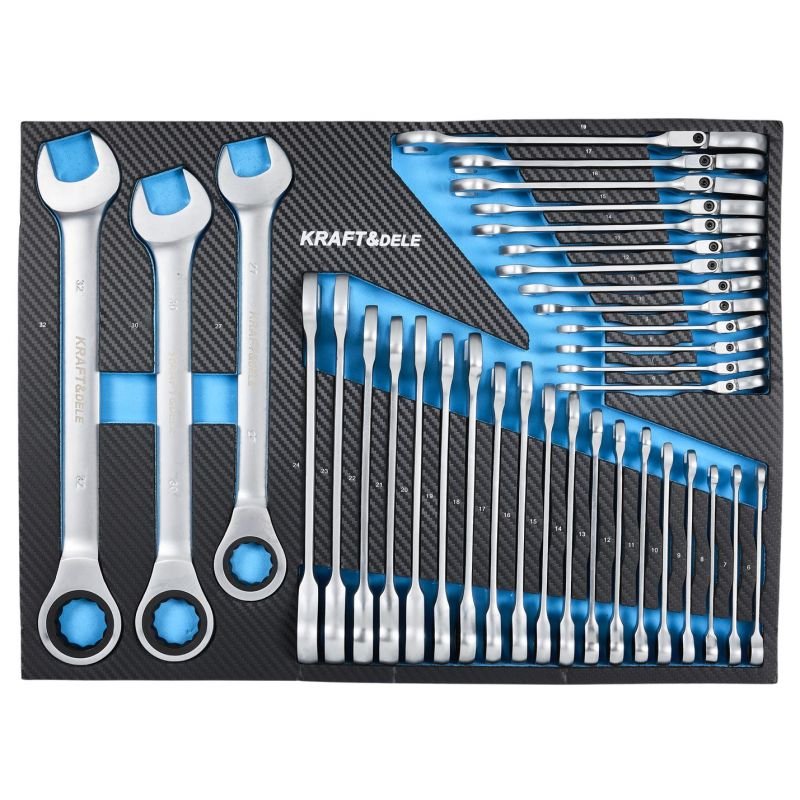 Kraft&Dele KD1062 įrankių spintelė, 12 stalčių, 501 vnt. nuotrauka 8
