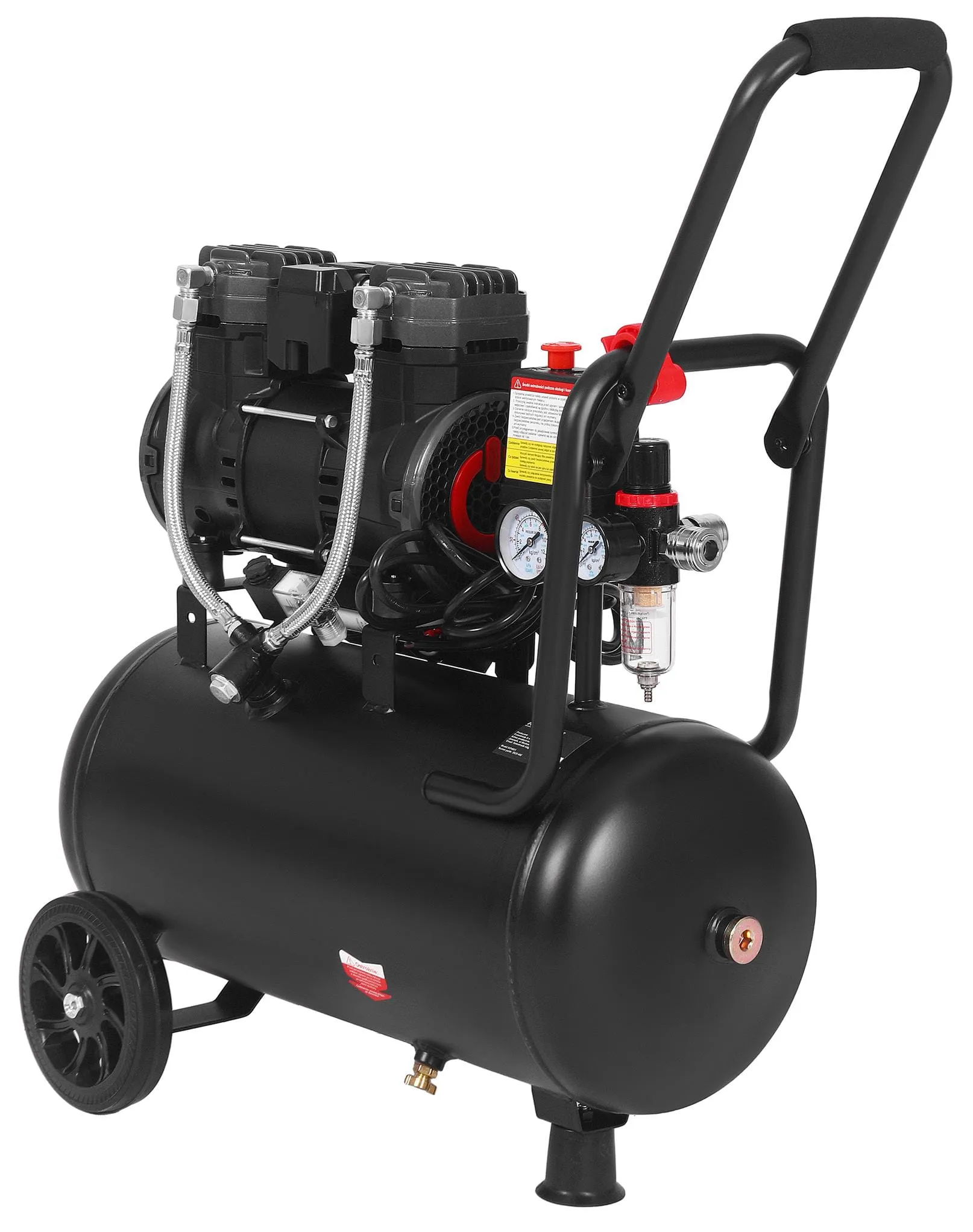 Kraft&Dele KD4081 betepalinis oro kompresorius, 24 l, 1450 W nuotrauka 3