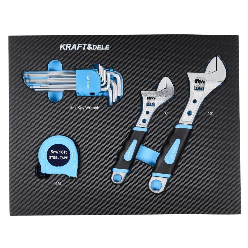 Kraft&Dele KD1062 įrankių spintelė, 12 stalčių, 501 vnt. nuotrauka 11