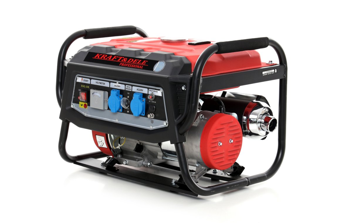 KRAFT&DELE KD136 benzininis vienfazis generatorius 3.0 kW, 12/230 V nuotrauka 4