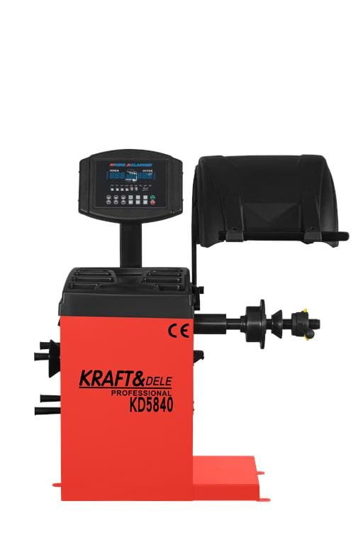 KRAFT&DELE KD5840 ratų balansavimo staklės, pusiau automatinės, su lazerio žymekliu, 230 V nuotrauka 9