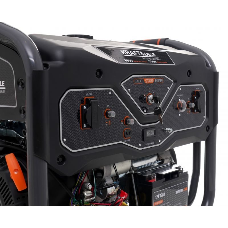 Benzininis vienfazis elektros generatorius KD696 (6,5/7 kW) nuotrauka 12