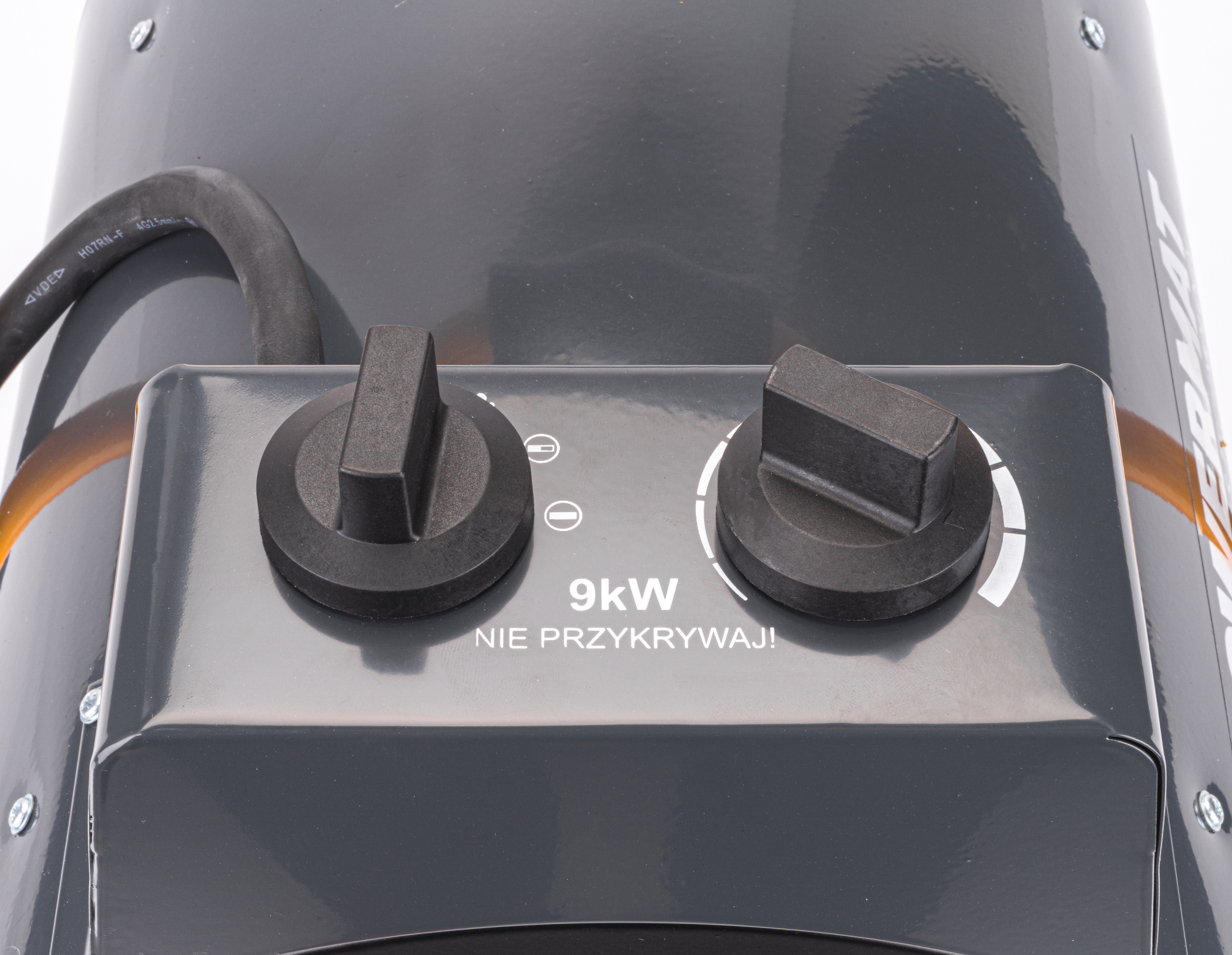 Powermat elektrinis ventiliatorinis šildytuvas 9 kW, 400 V (PM-NAG-9EN) nuotrauka 7