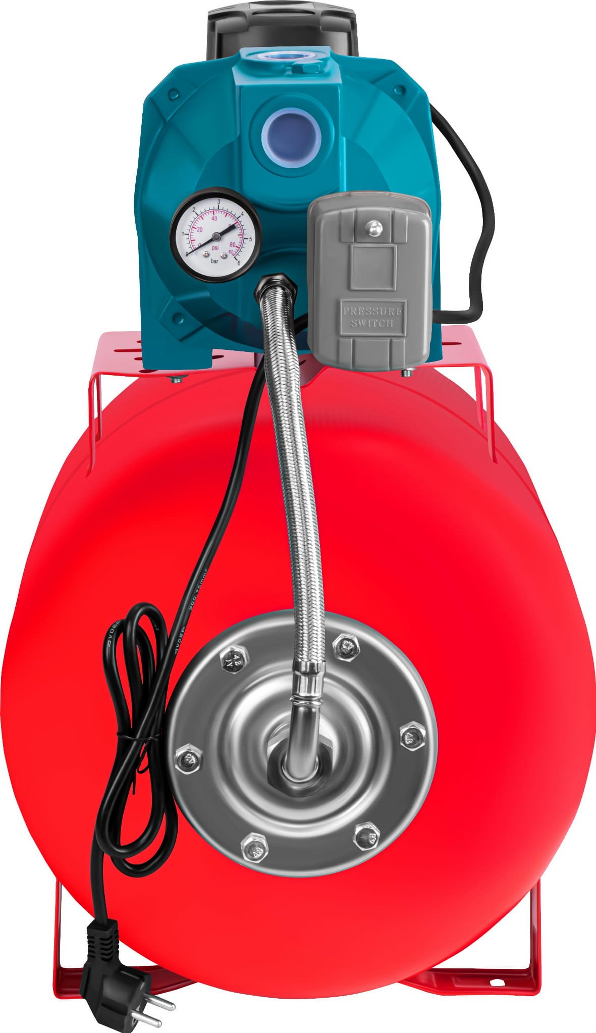 Vandens tiekimo stotis (hidroforas) KRAFT&DELE KD5232, 24 l, 1200 W, 3600 l/val. nuotrauka 4