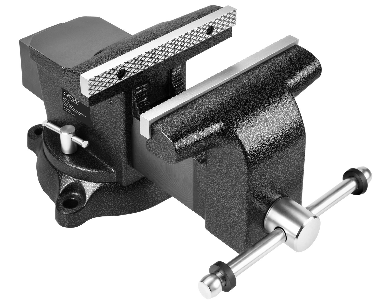 Kraft&Dele KD3683 pasukamas šaltkalvio spaustuvas su priekalu, 200 mm nuotrauka 4