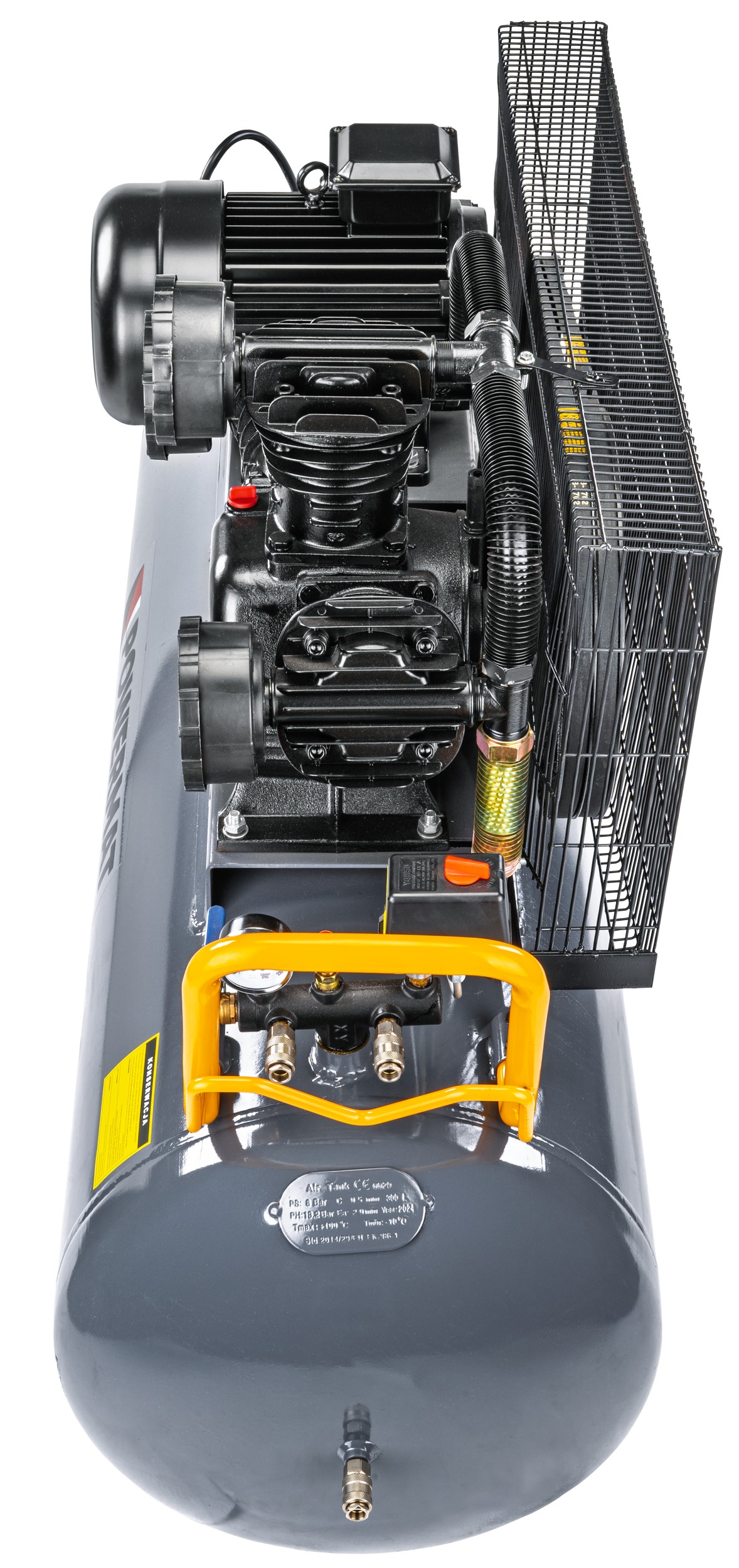 Powermat PM-KO-300T-400V alyvinis oro kompresorius (3~ 400 V, 300 l) nuotrauka 2