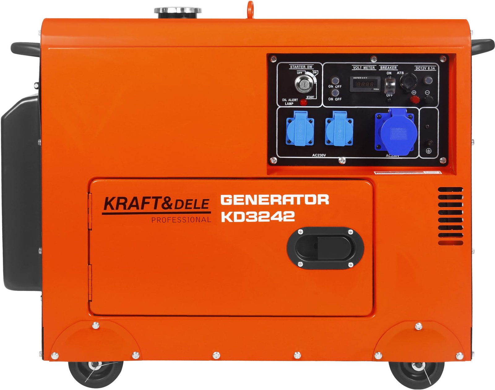 Kraft&Dele KD3242 dyzelinis elektros generatorius su ATS, 230 V nuotrauka 3