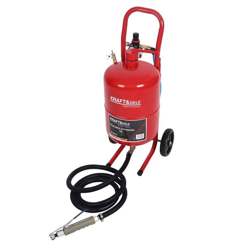 Kraft&Dele KD5879 sifoninė smėliapūtė, 19 l nuotrauka 2